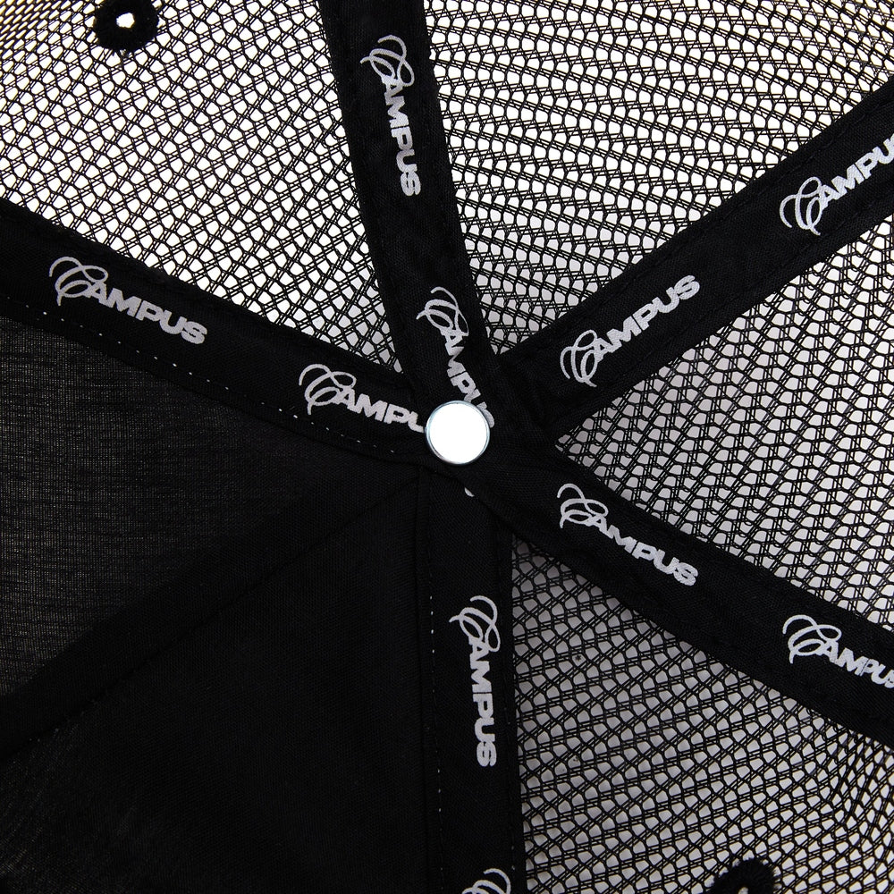 Dead End Trucker Snapback Hat (Black/White)